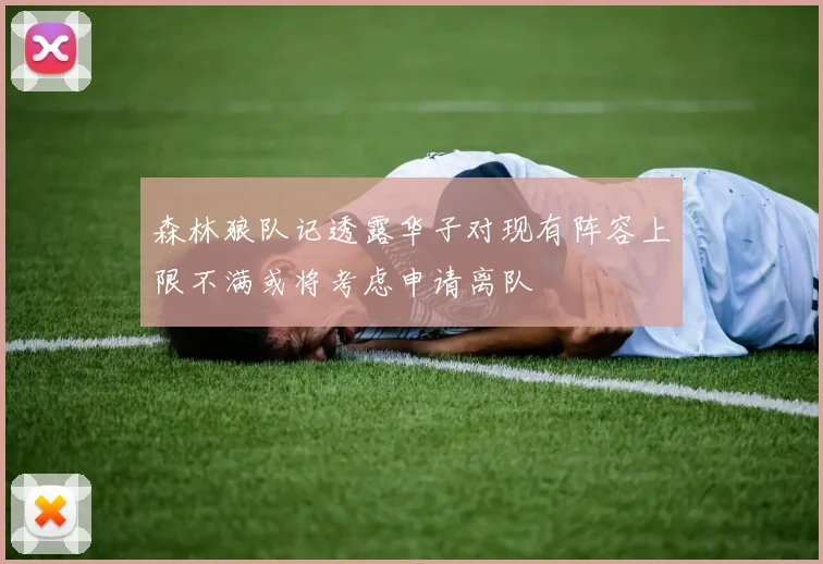 森林狼队记透露华子对现有阵容上限不满或将考虑申请离队